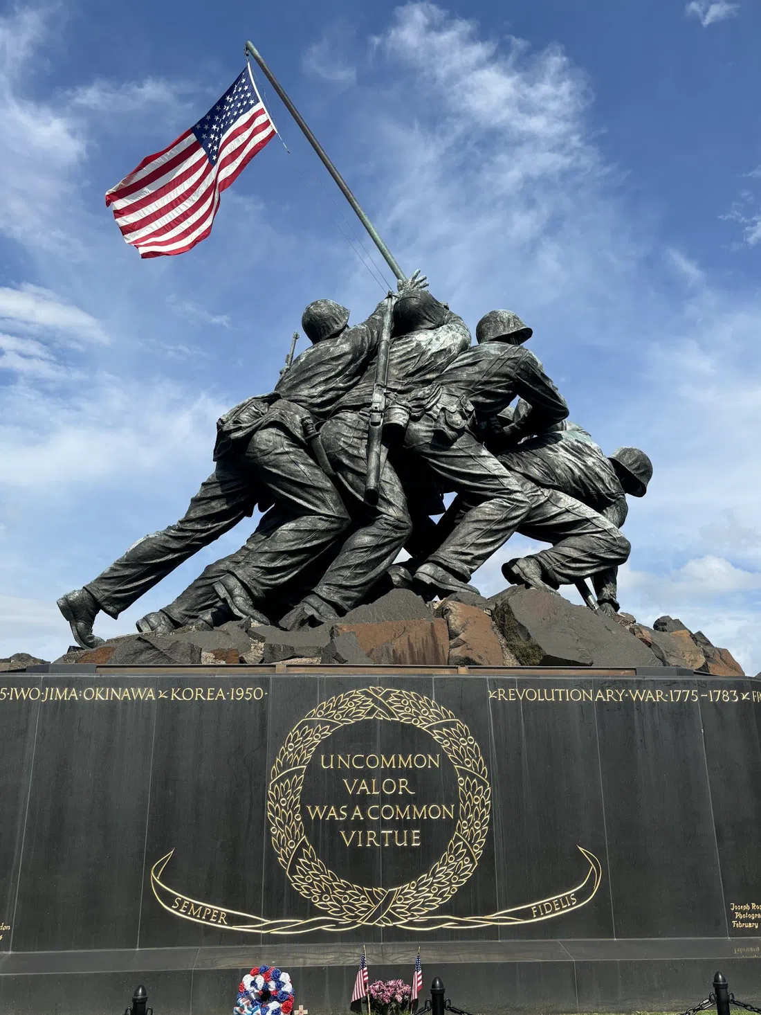 U.S. Marine Corps War Memorial (Iwo Jima), Washington