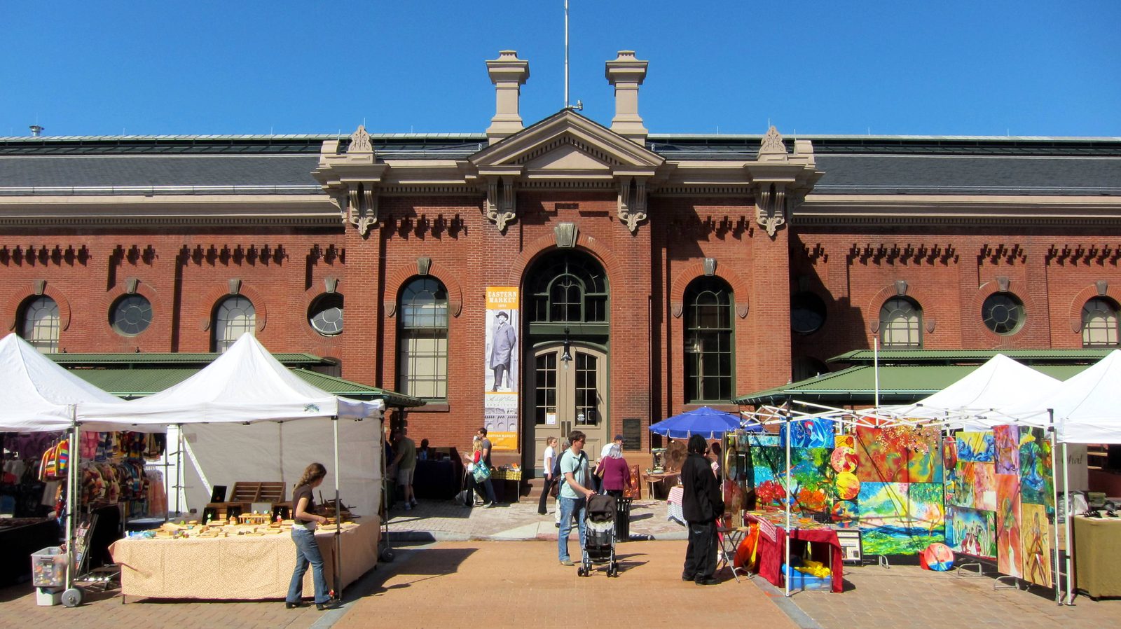 Eastern Market market hall exterior