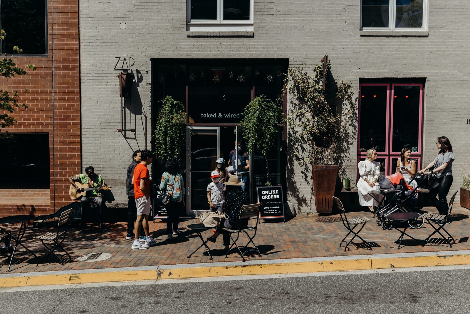 Panadería Baked & Wired junto al canal C&O, Georgetown